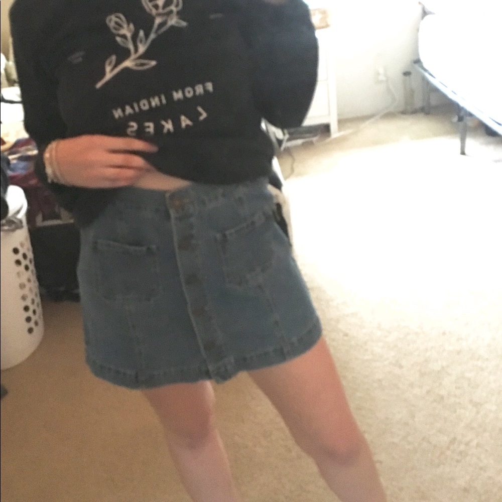 Denim skirt